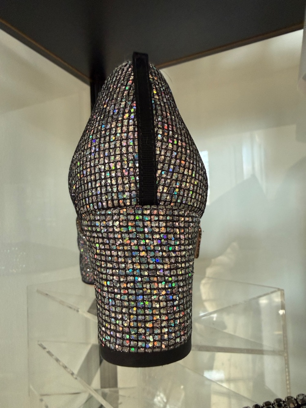 SJP by Sarah Jessica Parker Iridescent Glitter Mary Jane Pump - Picture 7 of 16